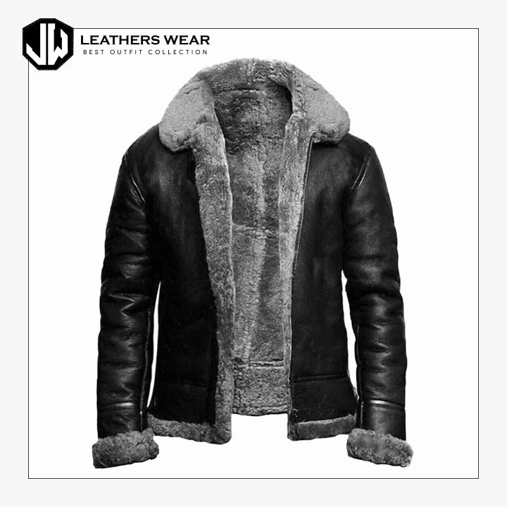 Sheepskin Jacket Mens Leathers Wear