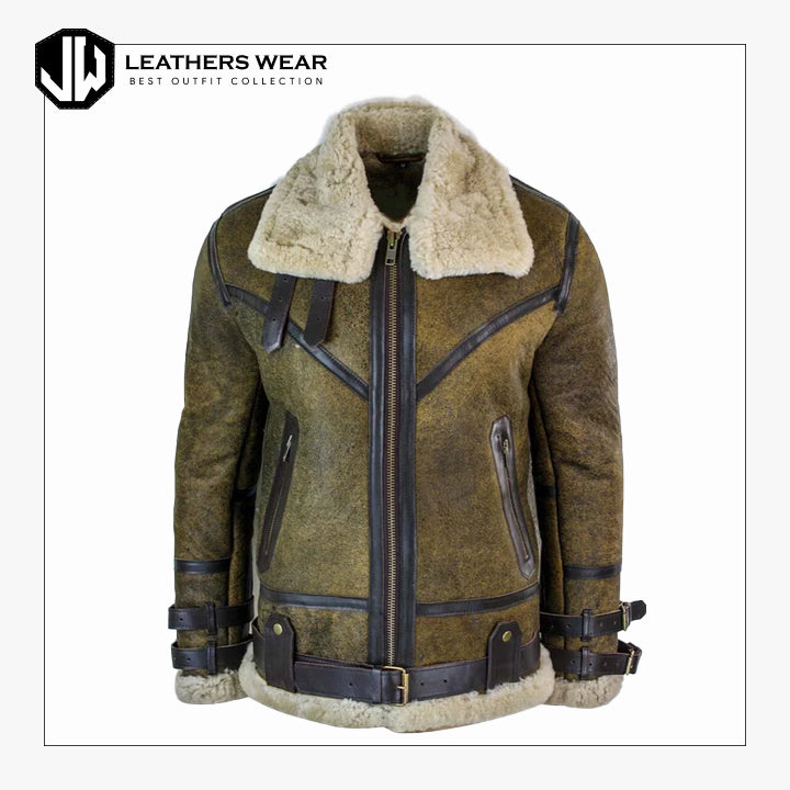 Sheepskin Leather Jacket