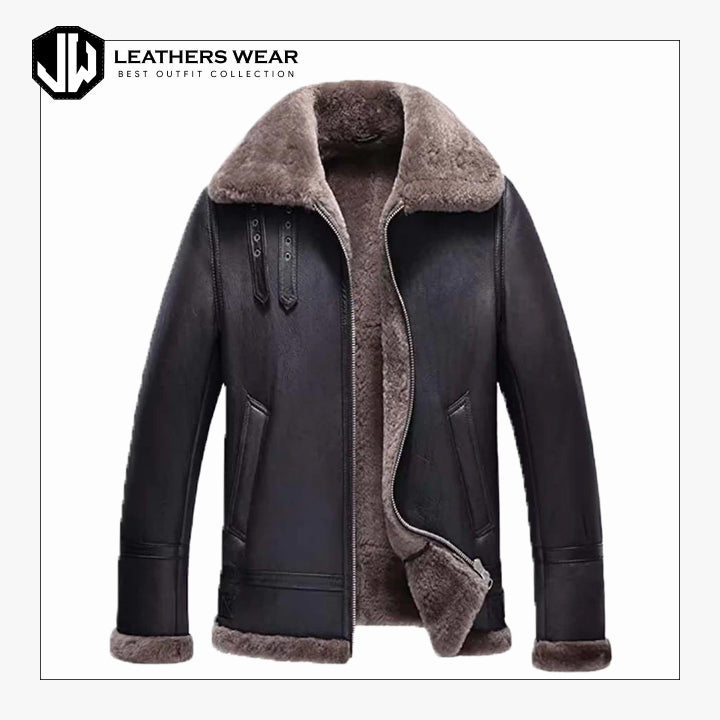 Sheepskin Lined Jacket Leathers Wear