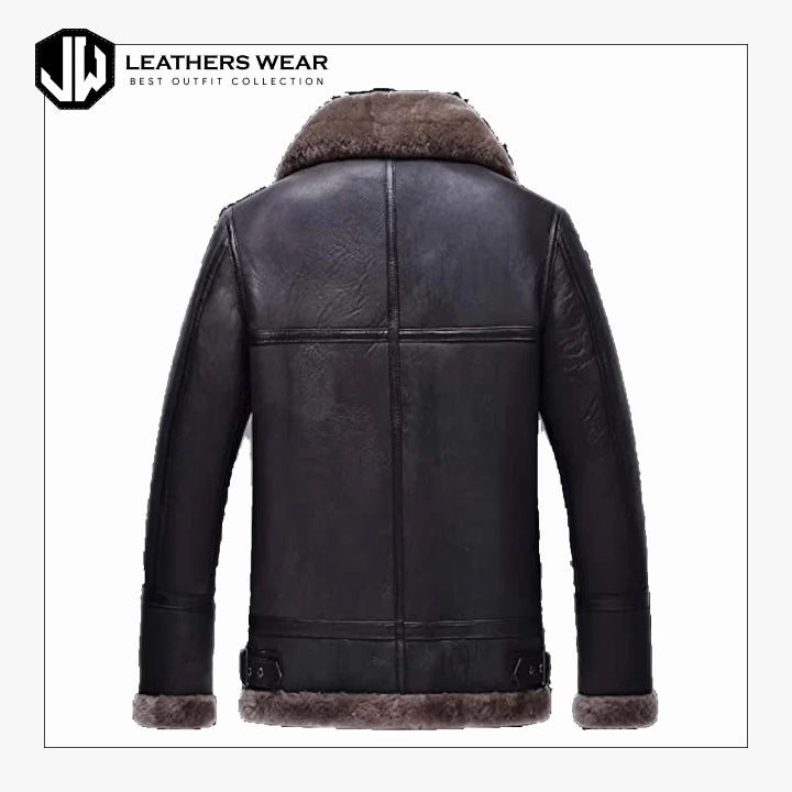 Sheepskin Lined Jacket Leathers Wear