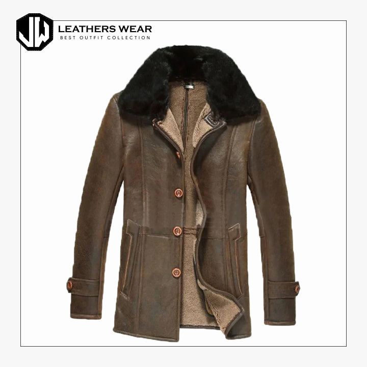 Sheepskin Shearling Coat Leathers Wear