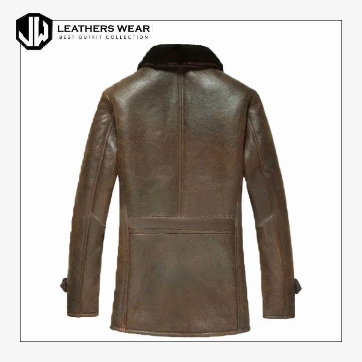 Sheepskin Shearling Coat Leathers Wear