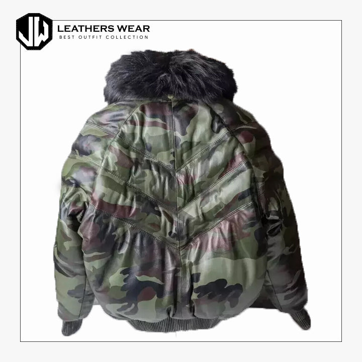 Sheepskin V-Bomber Jacket