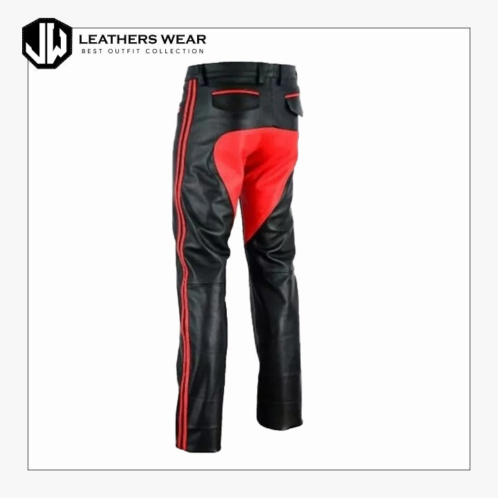 Slim Leather Pants