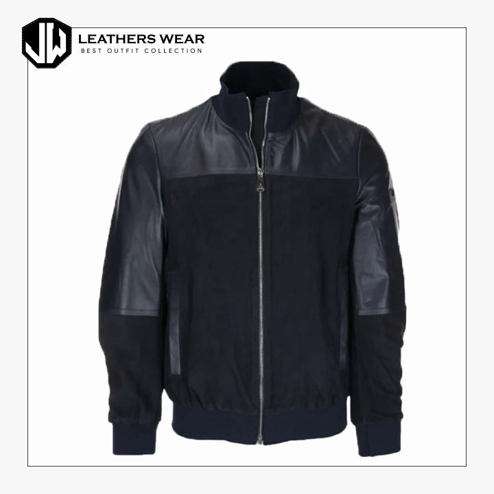 Suede Black Moto Jacket Leathers Wear