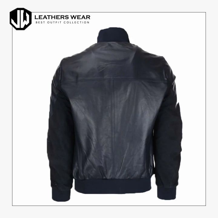 Suede Black Moto Jacket Leathers Wear