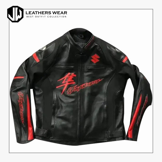 Suzuki Hayabusa Racing Leather Jacket