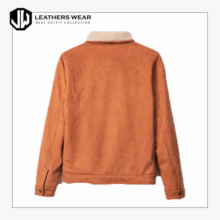 Tan Suede Biker Jacket
