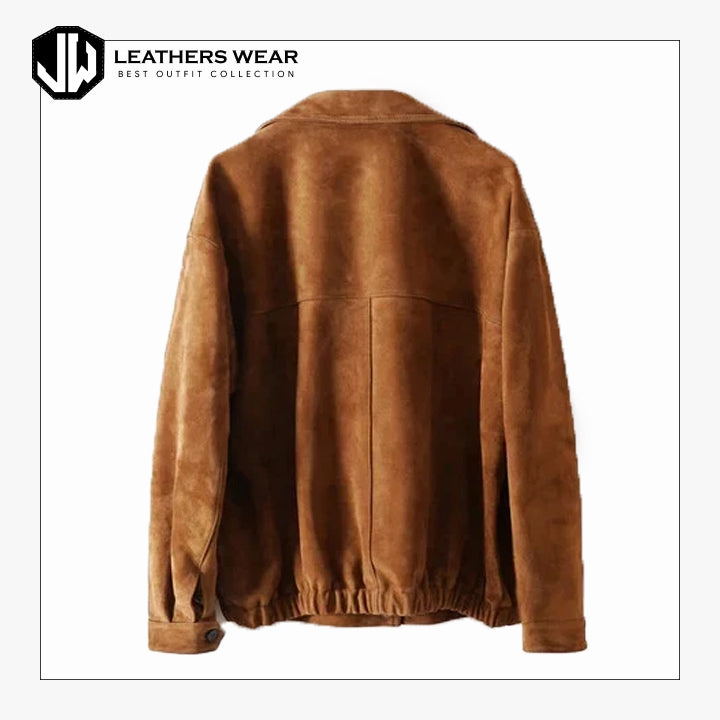Tan Trucker Jacket Mens