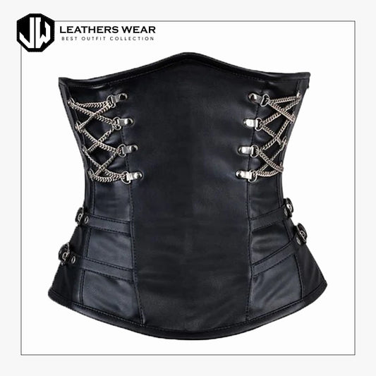Underbust Leather Corset Leathers Wear