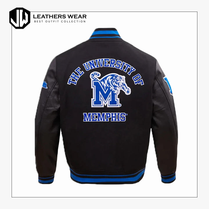 Varsity Jacket Leather Sleeves