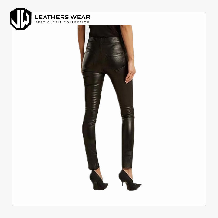 Vegan Leather Pants Womens