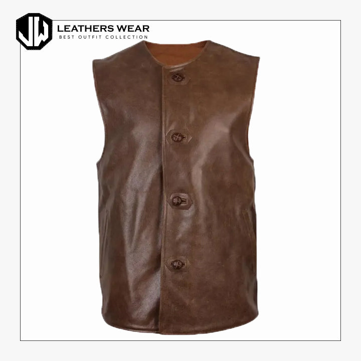 Vegan Leather Vest