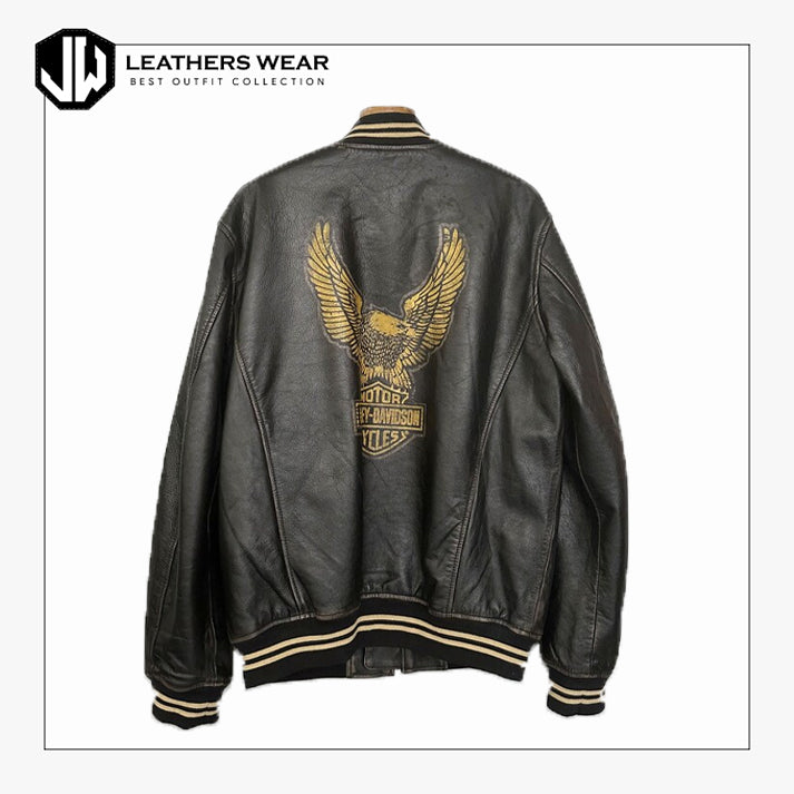 Vintage Harley Davidson Varsity Jacket