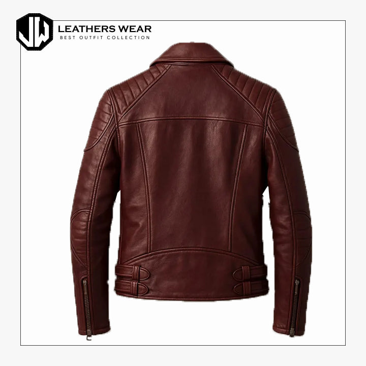 Vintage Leather Motorcycle Jacket