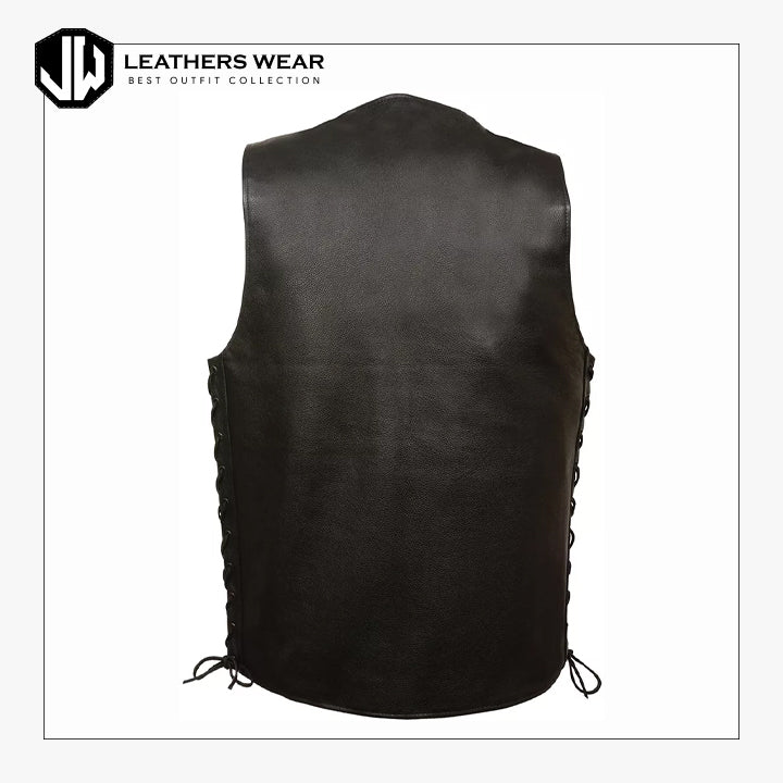 Western Leather Vest