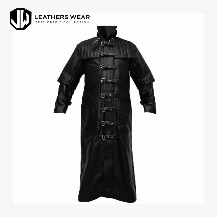 Winter Duster Coat Leathers Wear