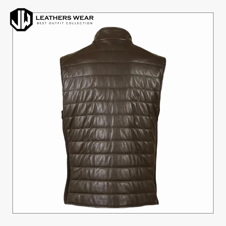 Winter Leather Vest