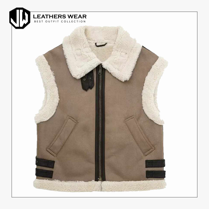 Women Puffer Vest Leathers Wear