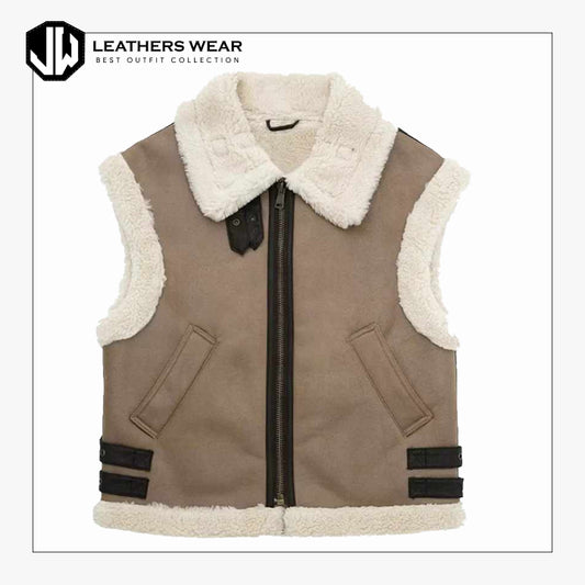 Women Puffer Vest Leathers Wear