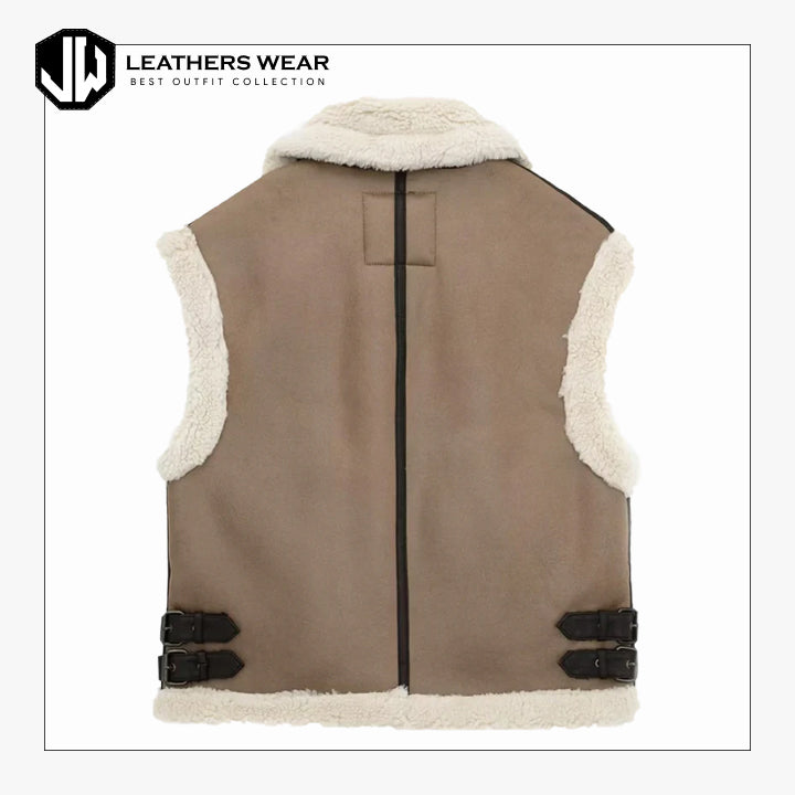 Women Puffer Vest Leathers Wear