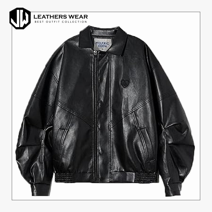 Womens Oversized Leather Jacket