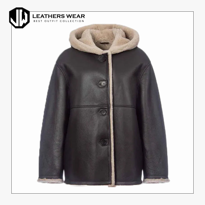 Women's Shearling Duffle Coat