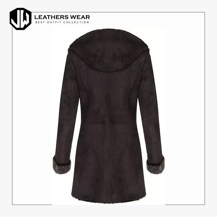 Women's Shearling Leather Coat