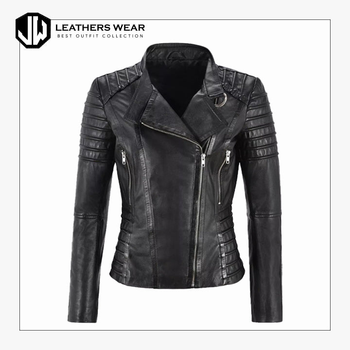 Womens Genuine Lambskin Leather Jacket