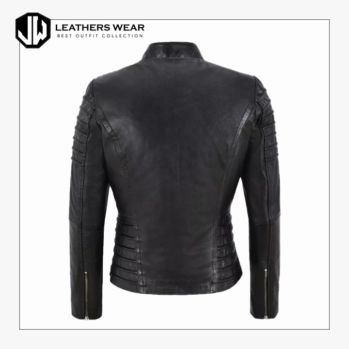 Womens Genuine Lambskin Leather Jacket