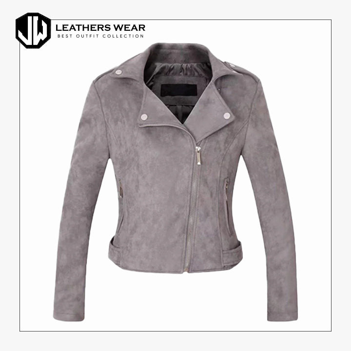 Womens Genuine Leather Bomber Jacket Leathers Wear