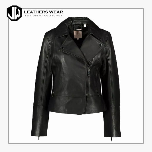 Womens Leather Motorcycle Jacket