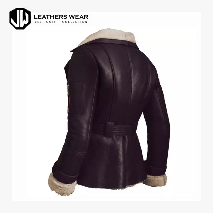Womens RAF Aviator B3 Leather Jacket