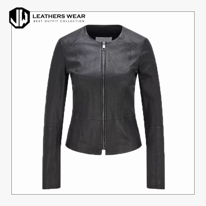 Womens Real Slim Fit Leather Jacket
