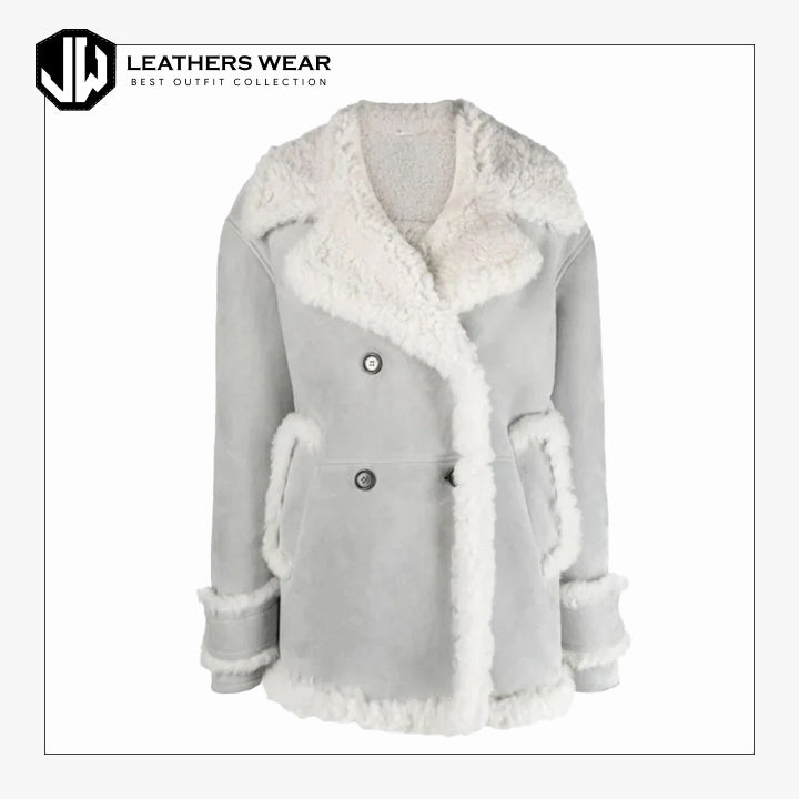 Womens Shearling coat Leathers Wear