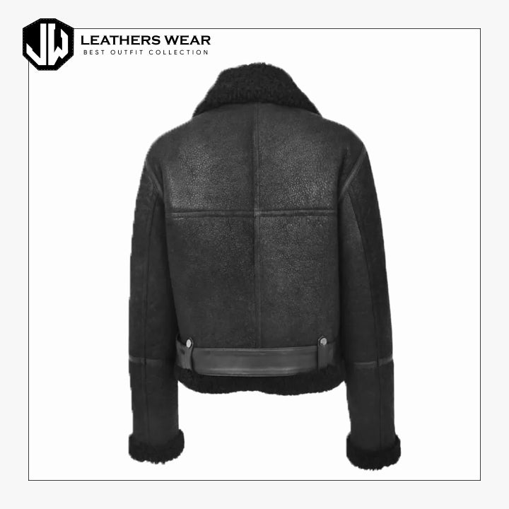 Womens Sheepskin Aviator Raf Jacket