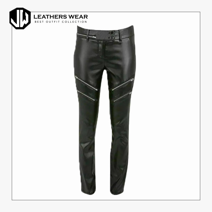 Womens Sheepskin Leather Pants