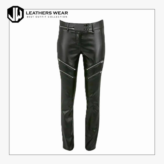 Womens Sheepskin Leather Pants