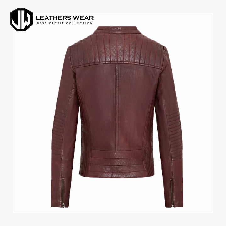 Womens Zipped Quilted Jacket