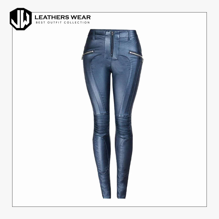 Womens in Leather Pants Leathers Wear