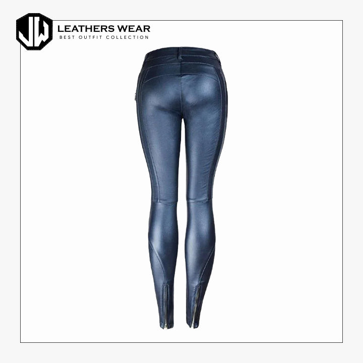 Womens in Leather Pants Leathers Wear