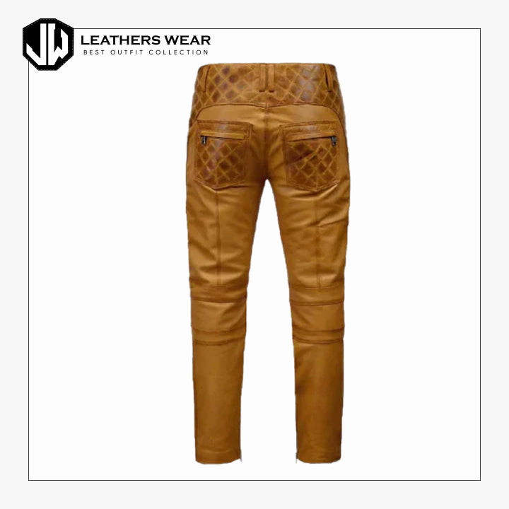 Brown Leather Pants Leathers Wear