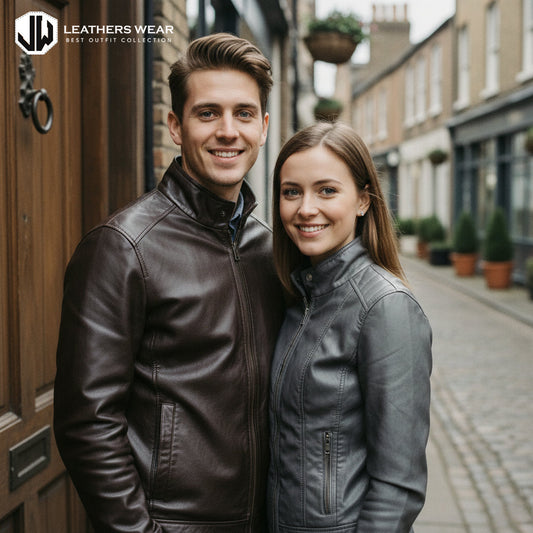 Funnel Neck Leather Jackets The Best Styles & How to Wear Them Winter 2025