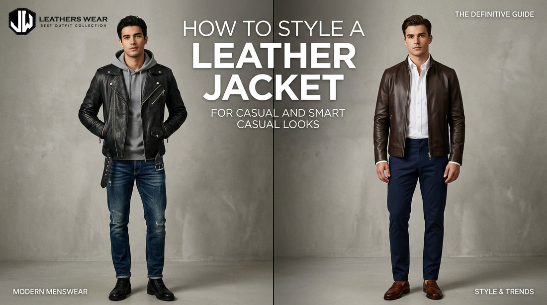 How To Style a Leather Jacket for Casual and Smart Casual Looks
