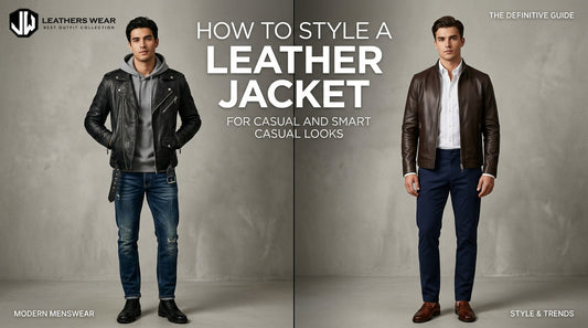 How To Style a Leather Jacket for Casual and Smart Casual Looks