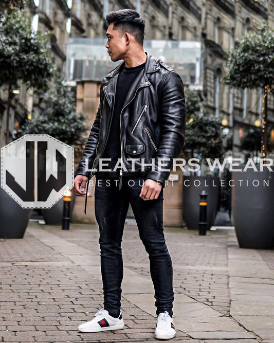 How to Dress Up a Black Leather Jacket for Formal Events