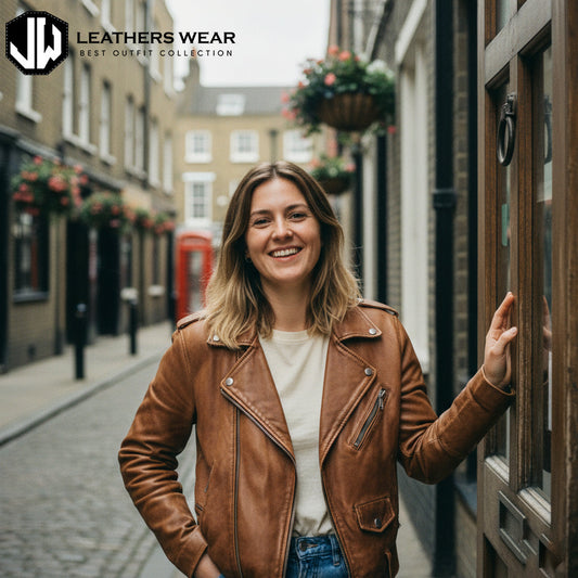 How to Style a Brown Leather Jacket This Winter 8 Outfit Ideas