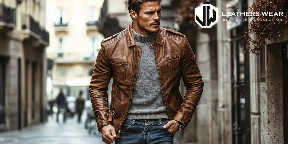 How to Style a Distressed Leather Jacket Without Looking Overdone