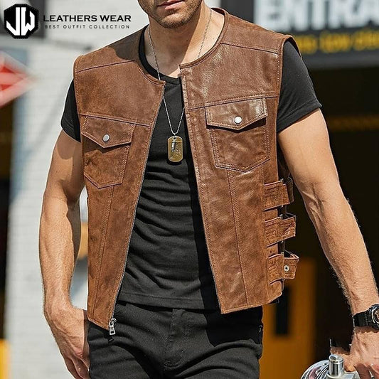 How to Style a Leather Vest for Casual and Formal Outfits