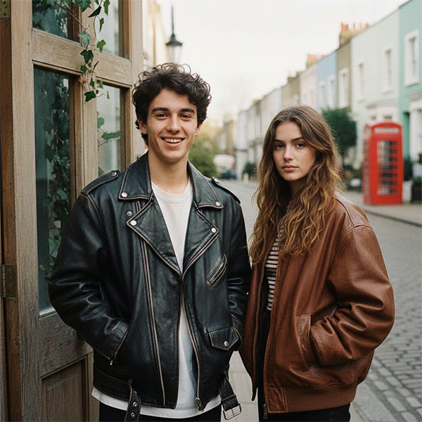 How to Wear Oversized Leather Jackets This Winter